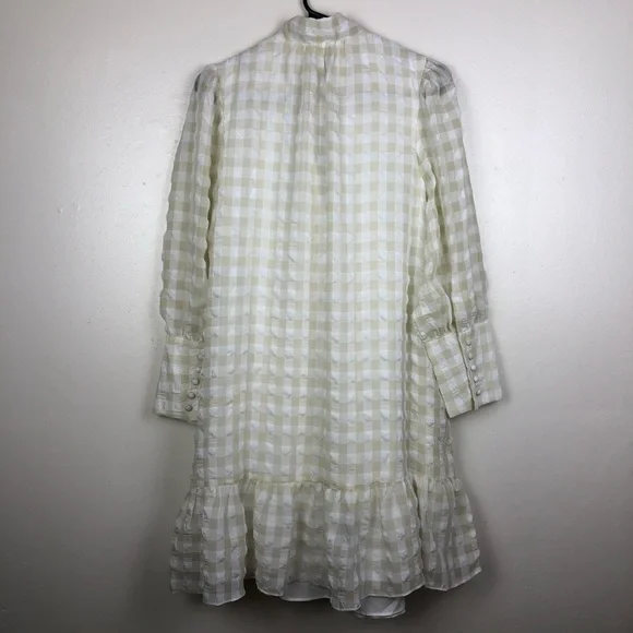 Walter Baker NWOT Gingham Baby Doll Dress - Picture 6 of 8
